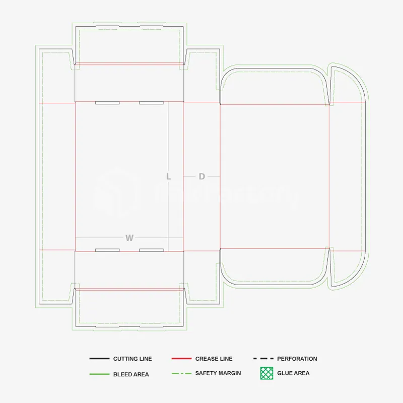 Corrugated Box Drawing