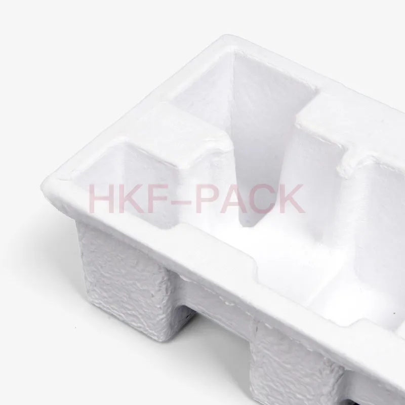 White Dry Press Molded Pulp Insert