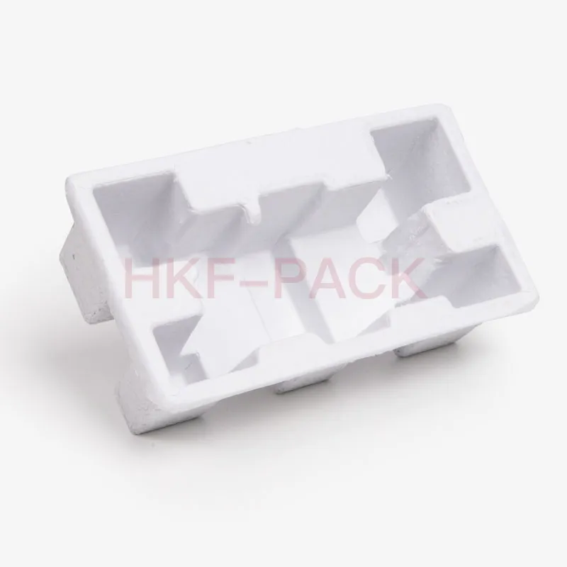White Dry Press Molded Pulp Insert