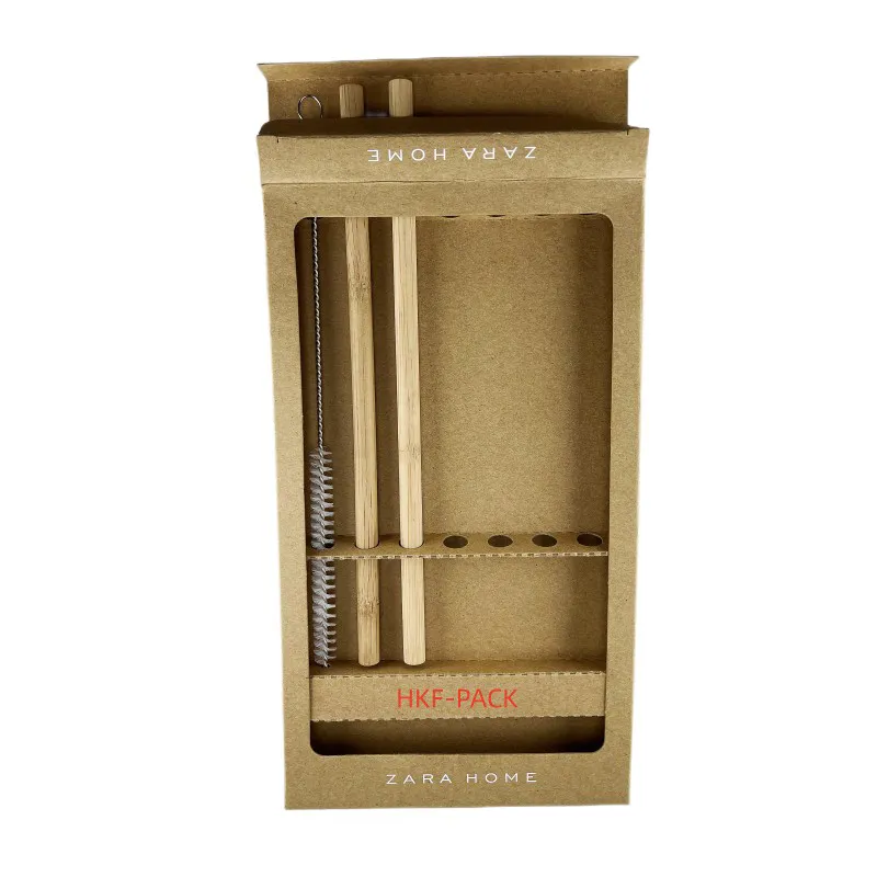 Wooden Straw packaging box