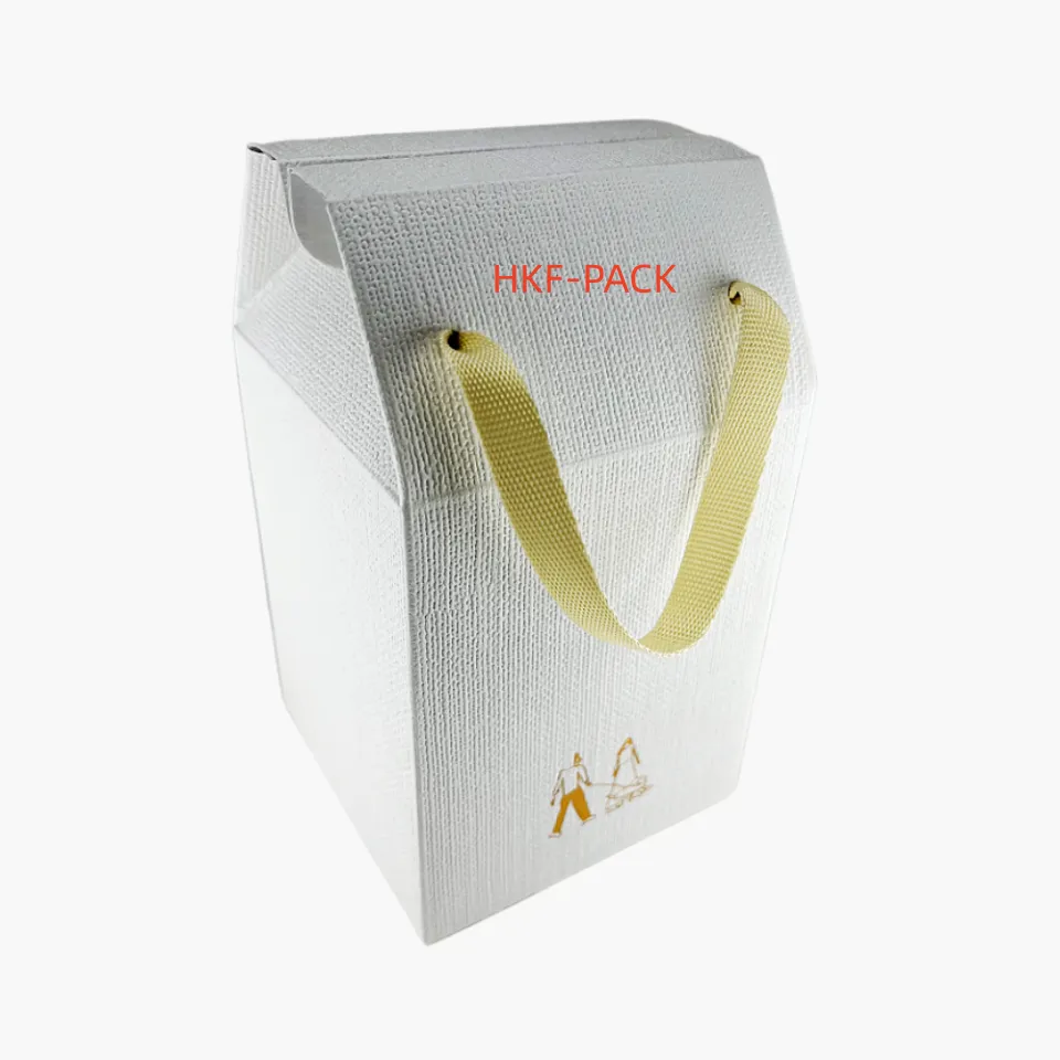 Portable paper box with string