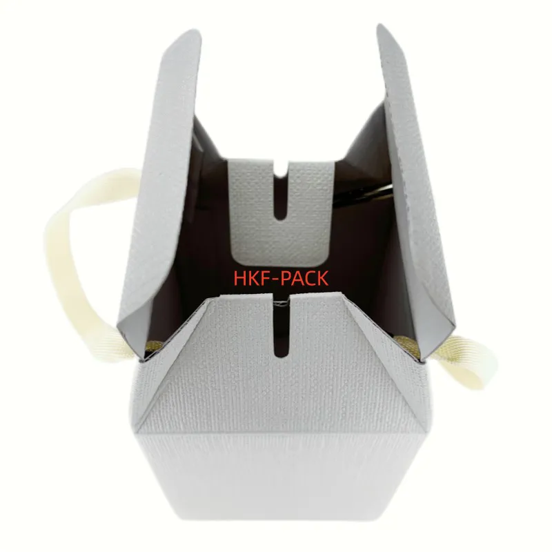 Portable paper box with string