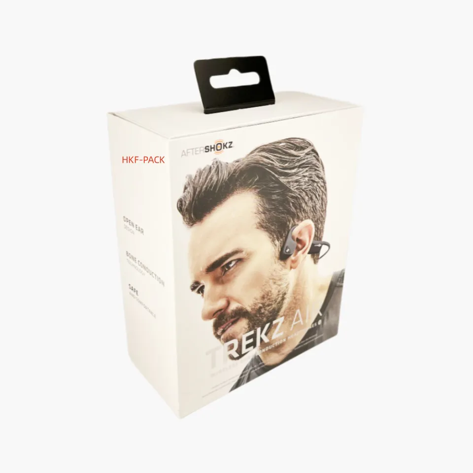 Sports earphone hanging design box