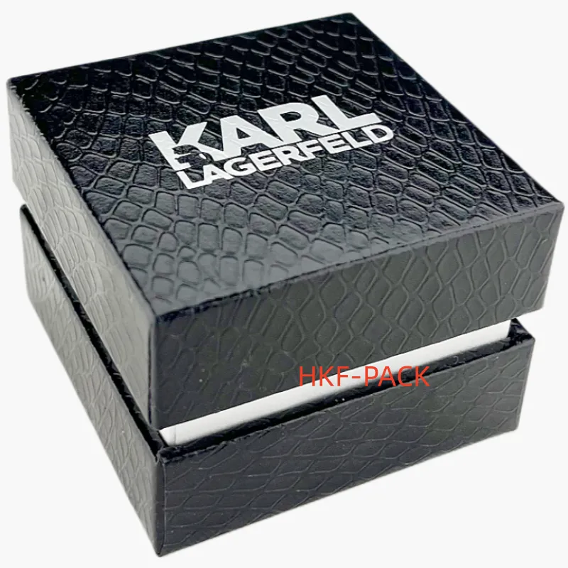 Ring box with lid and flannelette sponge