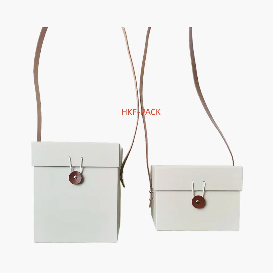 Leather backpack carton