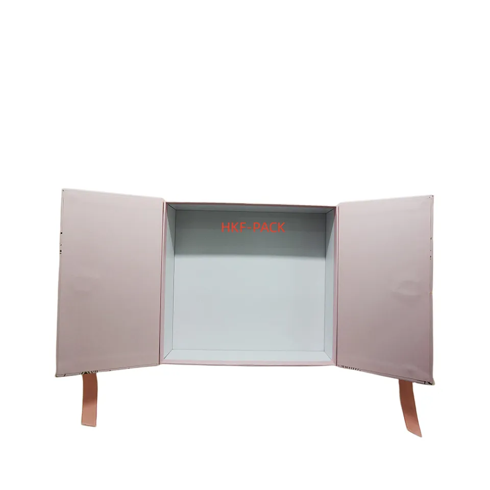 Customized Cosmetic Ribbon Box