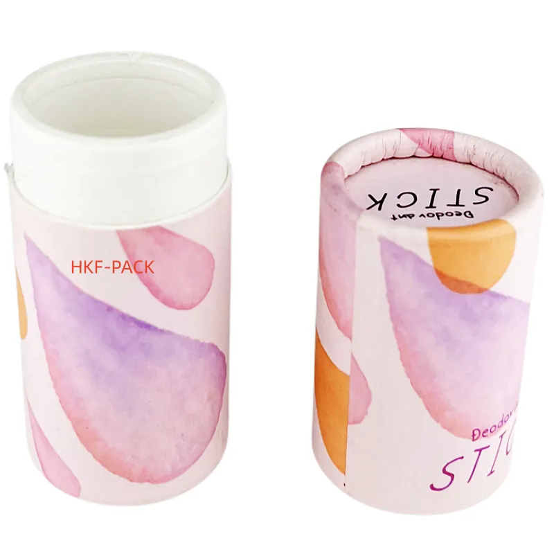Pink Solid Perfume Paper Tube