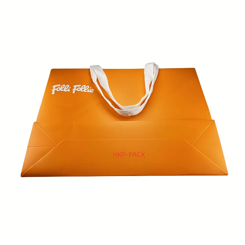 Fold Bottom Gift Shopping Bag