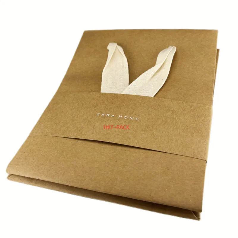 Cotton rope kraft paper bag
