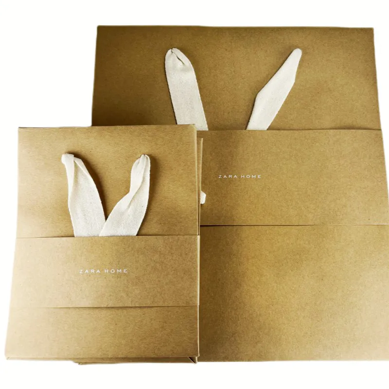 Cotton rope kraft paper bag